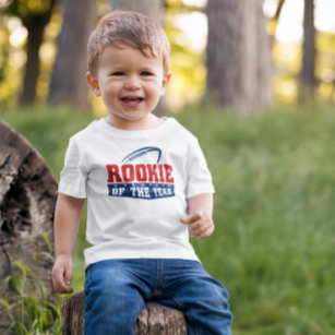 Rookie of the Year 1st Birthday Football Toddler T-shirt
