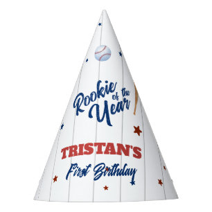Rookie Of The Year 1st Birthday Party Hat