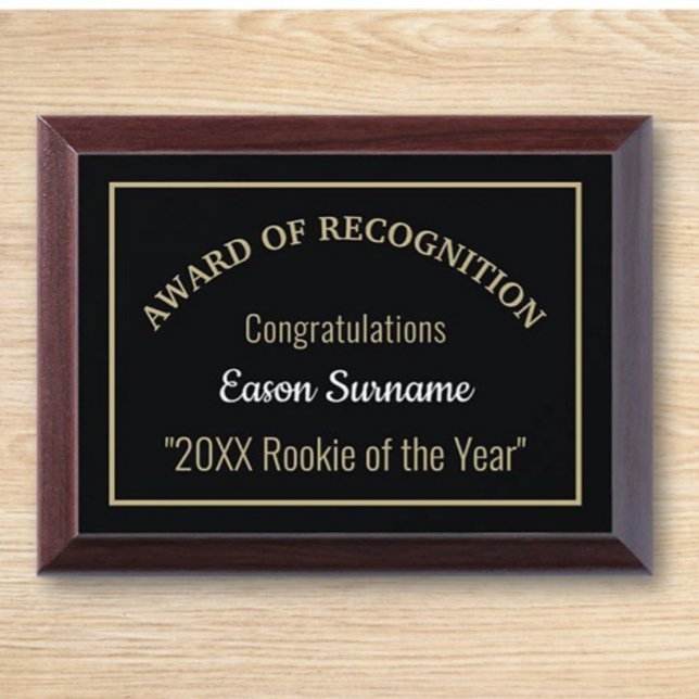 Rookie of the Year Award Plaque (Creator Uploaded)