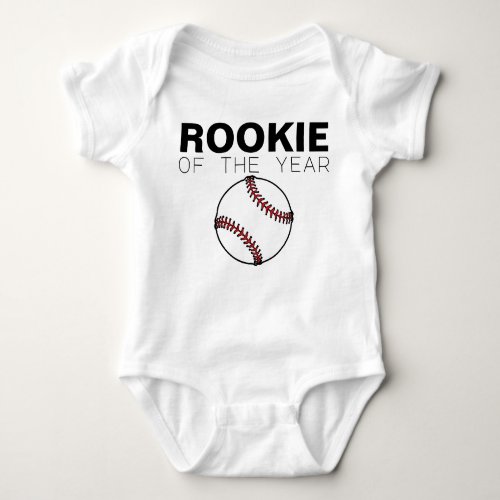 rookie of the year baby bodysuit