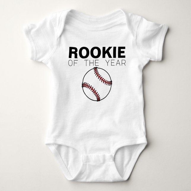 rookie of the year baby bodysuit (Front)
