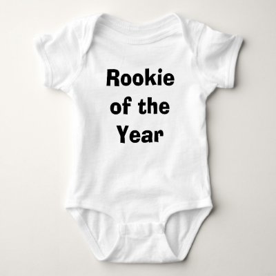 rookie of the year baby shirt