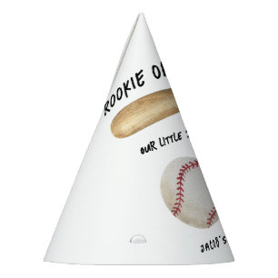 Rookie of the Year Baseball 1st Birthday Party Hat