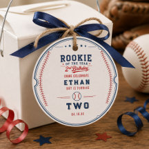 Rookie of the Year Baseball 2nd Birthday Kids