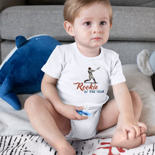 Rookie of the Year Baseball  Baby Bodysuit