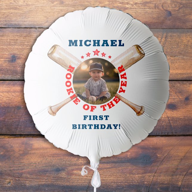 Rookie of the Year Baseball Birthday Party Balloon (Party Balloon)
