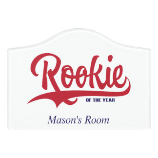 Rookie of the Year Door Sign