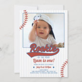 Rookie of the Year First Birthday Invitation (Front)