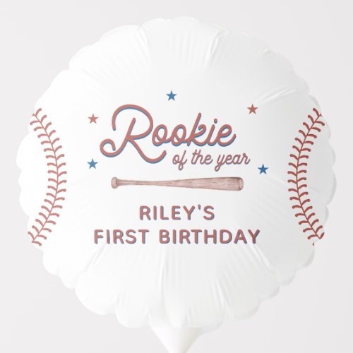 Rookie of the Year First Birthday Party  Balloon