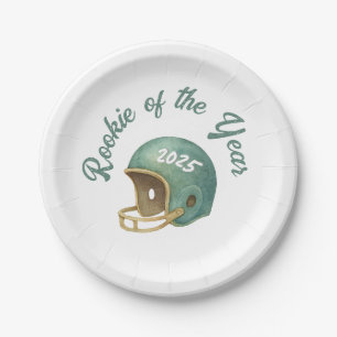 Rookie of the Year Football  Paper Plates