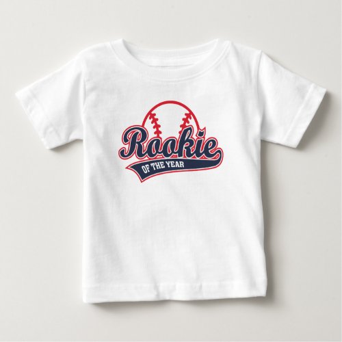 Rookie of the Year Kids 1st Birthday Baby T_Shirt