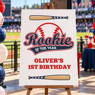 Rookie of the Year Kid's 1st Birthday Foam Board