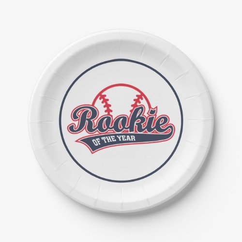 Rookie of the Year Paper Plates