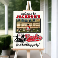 Rookie Of The Year Photo Baseball Welcome Sign