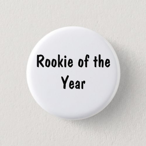 Rookie of the Year Pinback Button
