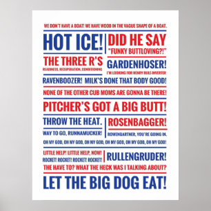 Rookie of the Year  Typographic Quotes Poster