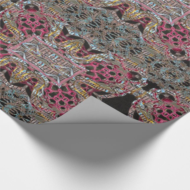 Roole Funtide Holiday Victorian Pattern Wrapping Paper (Corner)
