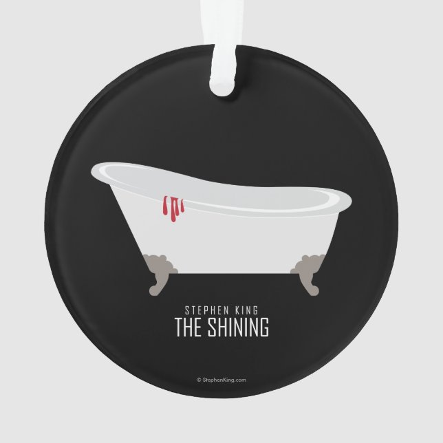 Room 217 Bathtub Ornament (Back)