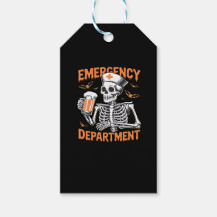 Room 2 Sided Emergency Department Halloween Nurse Gift Tags