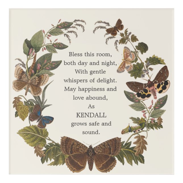 Room Blessing Woodland Nursery Decor  (Front)