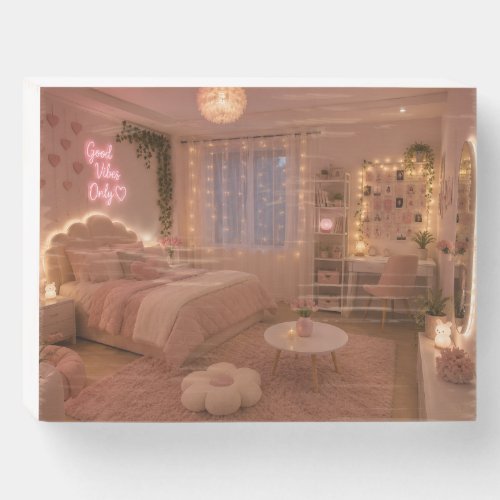 room decor sale wooden box sign