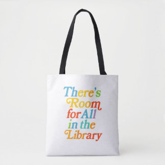 Room for all in the library tote bag