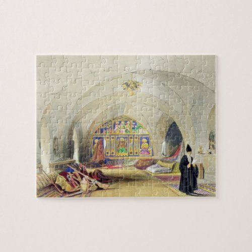 Room in an Armenian Convent in Jerusalem colour Jigsaw Puzzle