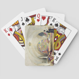 Room in an Armenian Convent, in Jerusalem (colour Poker Cards