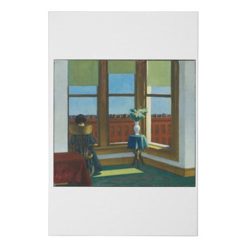 Room in Brooklyn _ Edward Hopper Faux Canvas Print