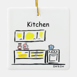 room kitchen ceramic ornament