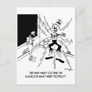 Room Not Wired Properly? Postcard
