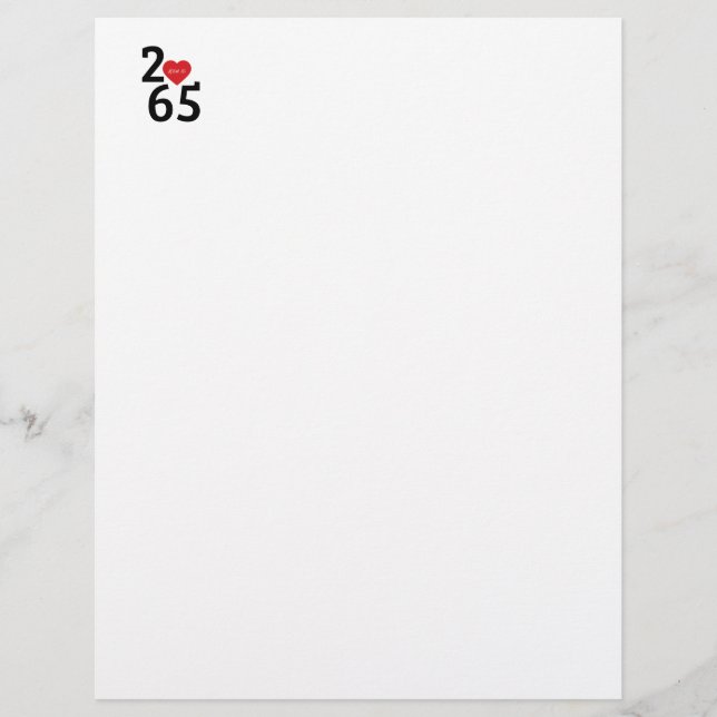 Room Number 256 in   Letterhead (Front)