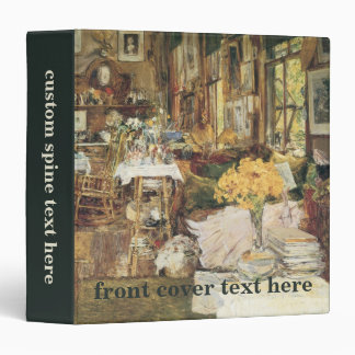 Room of Flowers by Childe Hassam, Vintage Fine Art Binder
