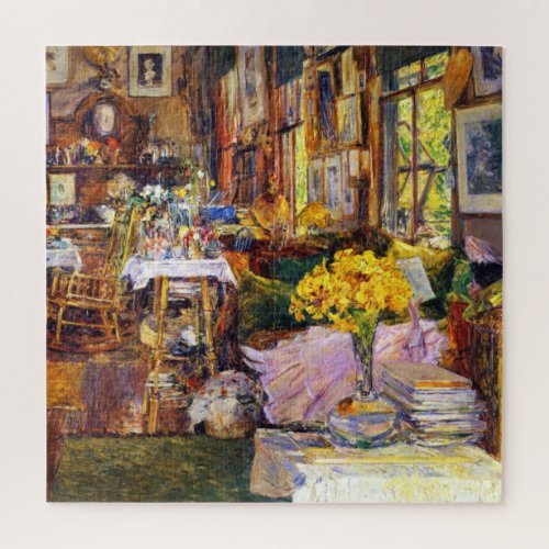 Room of Flowers by Frederick Childe Hassam Jigsaw Puzzle