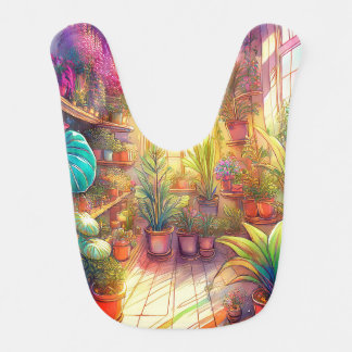 Room of Plants Baby Bib