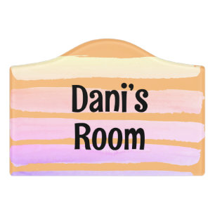 Room sign kids room