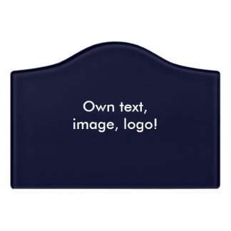 Room Sign uni Dark Blue Door Sign