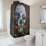 Room Skull Shower Curtain