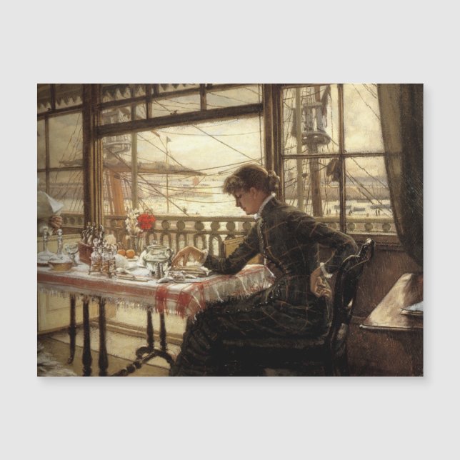 Room With a Harbor View Magnetic Card (Front)