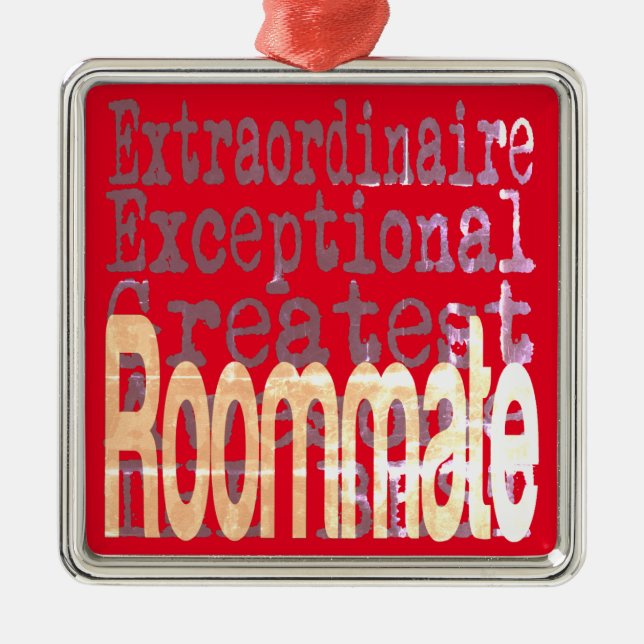 Roommate Extraordinaire Metal Ornament (Front)
