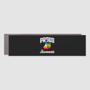 Roommate Gay Pride Car Magnet