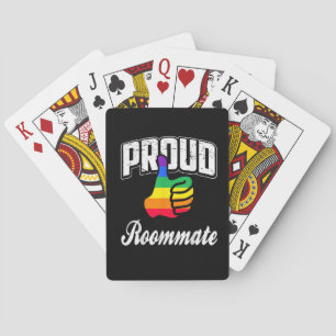 Roommate Gay Pride Poker Cards