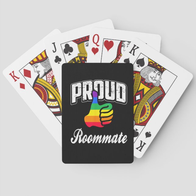  Roommate Gay Pride Poker Cards (Back)