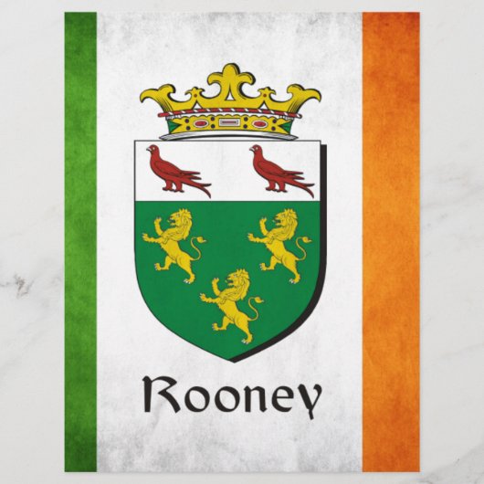 Rooney Irish Flag (Front)