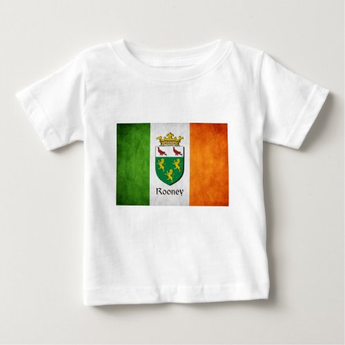 Rooney Irish Flag Baby T_Shirt