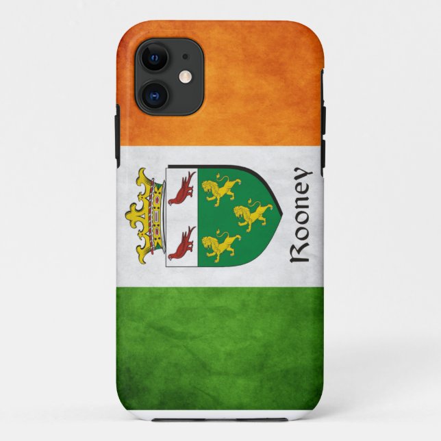 Rooney Irish Flag Case-Mate iPhone Case (Back)