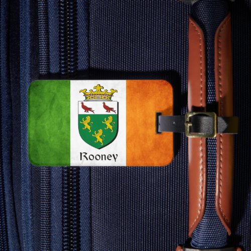 Rooney Irish Flag Luggage Tag