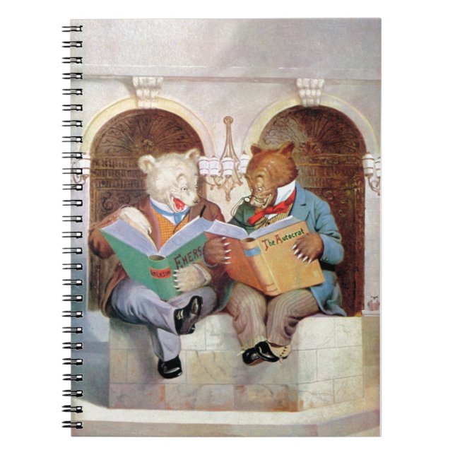 Roosevelt Bears at the Public Library Notebook (Front)