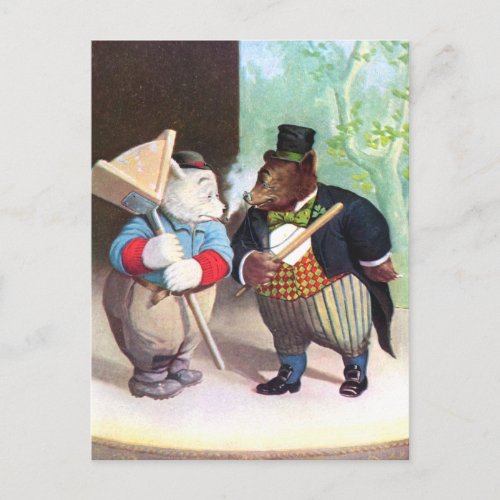 Roosevelt Bears on the Vaudeville Stage Postcard