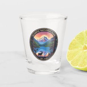 Roosevelt Elk Washington olympic national park Shot Glass